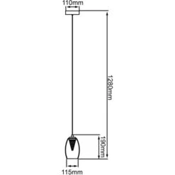 Brilliant LED-Pendelleuchte Metropolis 1-flammig Chrom Und Rauchglas -Heimdekoration Angebote 4004353284502 4731 CU 02