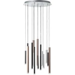 Brilliant Pendelleuchte Cembalo 16-flammig Aluminium Und Schwarz Und Braun 18 Brilliant Pendelleuchte Cembalo 16-flammig Aluminium Und Schwarz Und Braun -Heimdekoration Angebote 4004353329647 4731 CU 02