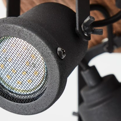 Brilliant Spotrondell Inge 3-flammig Holz Dunkel Und Schwarz 5 Brilliant Spotrondell Inge 3-flammig Holz Dunkel Und Schwarz – Bild 5