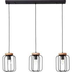 Brilliant Pendelleuchte Tosh Balken 3-flammig Holz Und Schwarz Korund 15 Brilliant Pendelleuchte Tosh Balken 3-flammig Holz Und Schwarz Korund -Heimdekoration Angebote 4004353395352 4731 CU 05