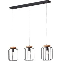 Brilliant Pendelleuchte Tosh Balken 3-flammig Holz Und Schwarz Korund 17 Brilliant Pendelleuchte Tosh Balken 3-flammig Holz Und Schwarz Korund -Heimdekoration Angebote 4004353395352 4731 CU 07