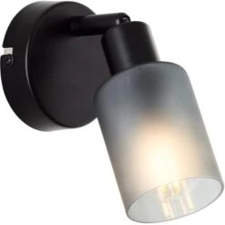 Brilliant Wandspot Loralie Schwarz Und Rauchglas -Heimdekoration Angebote 4004353413223 4731 S 01