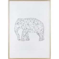 Kunststoffrahmen Goldfarben 50 Cm X 70 Cm