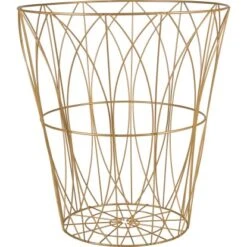 Aufbewahrungskorb Blush Bordeaux 43 Cm X Ø 40 Cm Gold