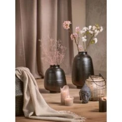 Vase Minimalist Zen Glas 27 Cm X Ø 22 Cm Schwarz 5 Vase Minimalist Zen Glas 27 Cm X Ø 22 Cm Schwarz -Heimdekoration Angebote 4007871407460 AB02 060121