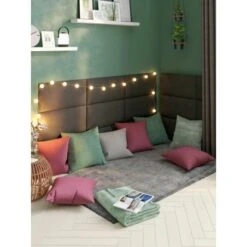 Wandkissen Bolster 120 Cm X 15 Cm Dunkelgrau Struktur 14 Wandkissen Bolster 120 Cm X 15 Cm Dunkelgrau Struktur -Heimdekoration Angebote 4007872001049 AB05 050221