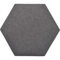 Wandkissen Hexagon 30 Cm X 30 Cm Dunkelgrau Struktur