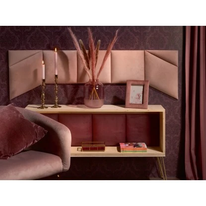 Wandkissen Rechteck 60 Cm X 30 Cm Beere Samt 8 Wandkissen Rechteck 60 Cm X 30 Cm Beere Samt – Bild 8