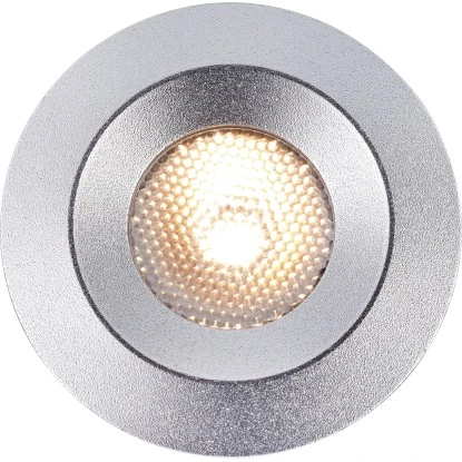 LED Bodeneinbauleuchte Budoni Rund Silber 5 Stück 2 LED Bodeneinbauleuchte Budoni Rund Silber 5 Stück – Bild 2