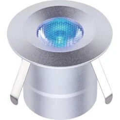 LED Bodeneinbauleuchte Budoni Mit Farbwechsel Rund Silber 5 Stück