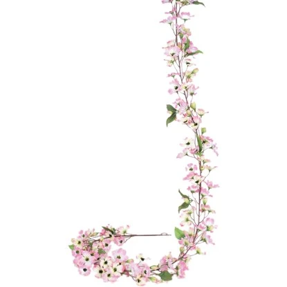 Kunstfloristik Blütengirlande 180 Cm Pink 1 Kunstfloristik Blütengirlande 180 Cm Pink