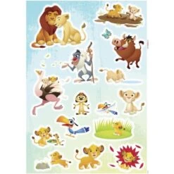 Komar Deko-Sticker Lion King Wildlife 50 X 70 Cm
