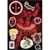 Komar Deko-Sticker Deadpool Derppool 50 X 70 Cm