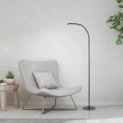 Leuchten Direkt Stehleuchte Kelly Schwarz 63 X 175 Cm -Heimdekoration Angebote 4043689975074 2426 02