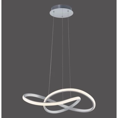 Leuchten Direkt Pendelleuchte Maria 1-flammig Aluminium 57 X 120 Cm 2 Leuchten Direkt Pendelleuchte Maria 1-flammig Aluminium 57 X 120 Cm – Bild 2