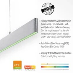 Leuchten Direkt Smarte Leuchte LOLAsmart-Nila Aluminium 121 X 120 Cm -Heimdekoration Angebote 4043689978235 2426 03