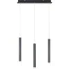 Leuchten Direkt LED-Pendelleuchte Bruno 3-flammig Schwarz 55 X 120 Cm