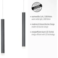 Leuchten Direkt LED-Pendelleuchte Bruno 3-flammig Schwarz 55 X 120 Cm 13 Leuchten Direkt LED-Pendelleuchte Bruno 3-flammig Schwarz 55 X 120 Cm -Heimdekoration Angebote 4043689979843 2426 03