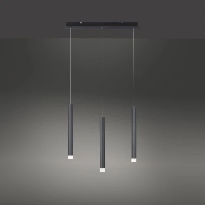 Leuchten Direkt LED-Pendelleuchte Bruno 3-flammig Schwarz 55 X 120 Cm 6 Leuchten Direkt LED-Pendelleuchte Bruno 3-flammig Schwarz 55 X 120 Cm – Bild 6