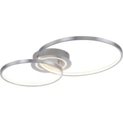 Leuchten Direkt LED-Deckenleuchte Asmina 69 Cm X 55 Cm Aluminium