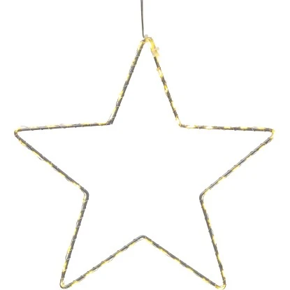 LED-Figur Stern Ø 30 Cm Silber 1 LED-Figur Stern Ø 30 Cm Silber