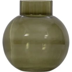 Glas Vase Grün 25,5 Cm X Ø 22,75 Cm