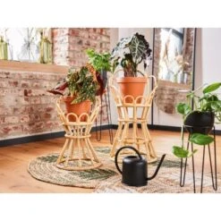 Jute Teppich Natur-Grün Ø 100 Cm -Heimdekoration Angebote 4048123264592 AB01 050521