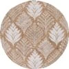 Jute Teppich Natur-Beige Ø 100 Cm