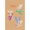 Komar Wandbild ABC Animal Y 30 X 40 Cm