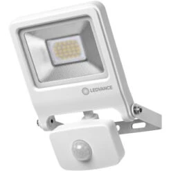 Ledvance LED-Außenleuchte Endura Flood Mit Sensor 20 W 3000 K Weiß