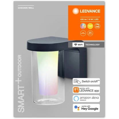 Ledvance LED-Außenleuchte Smart+ Cascade Multicolor Wandleuchte 2 Ledvance LED-Außenleuchte Smart+ Cascade Multicolor Wandleuchte – Bild 2