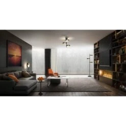 Ledvance LED-Stehlampe Decor Memphis Floor 3-flammig Schwarz-Gold 148,8 Cm -Heimdekoration Angebote 4058075759244 2010 AB 01