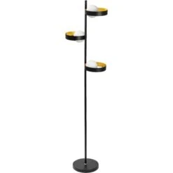 Ledvance LED-Stehlampe Decor Memphis Floor 3-flammig Schwarz-Gold 148,8 Cm -Heimdekoration Angebote 4058075759244 2010 S 01