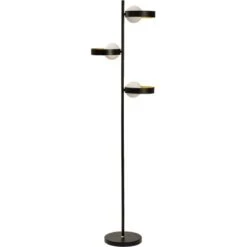 Ledvance LED-Stehlampe Decor Memphis Floor 3-flammig Schwarz-Gold 148,8 Cm -Heimdekoration Angebote 4058075759244 2010 S 02