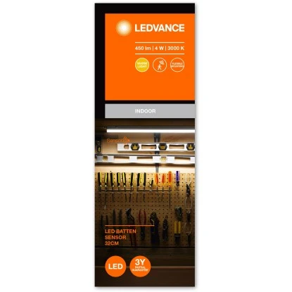 Ledvance LED-Unterbauleuchte Batten Sensor Weiß 32 Cm 9 Ledvance LED-Unterbauleuchte Batten Sensor Weiß 32 Cm – Bild 9
