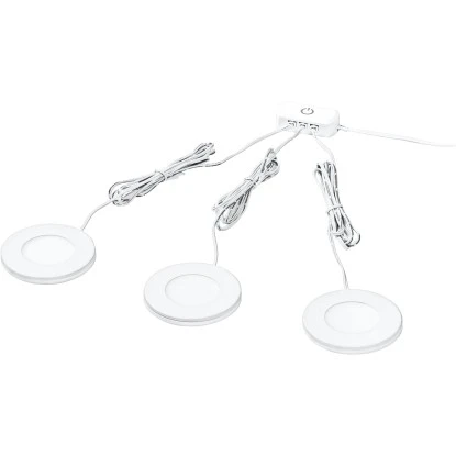 Ledvance LED-Unterbauleuchte Spotmagnet 3-flammig Weiß Ø 7,5 Cm 1 Ledvance LED-Unterbauleuchte Spotmagnet 3-flammig Weiß Ø 7,5 Cm