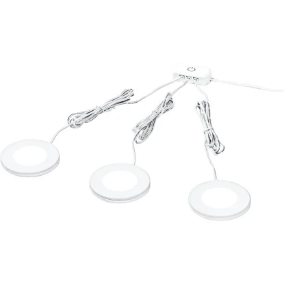 Ledvance LED-Unterbauleuchte Spotmagnet 3-flammig Weiß Ø 7,5 Cm 4 Ledvance LED-Unterbauleuchte Spotmagnet 3-flammig Weiß Ø 7,5 Cm – Bild 4