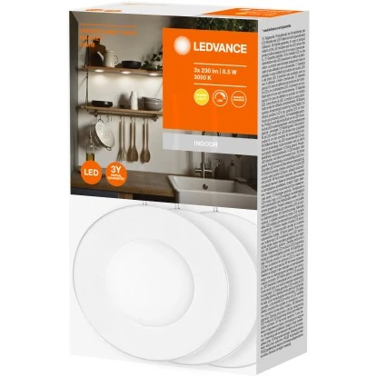 Ledvance LED-Unterbauleuchte Spotmagnet 3-flammig Weiß Ø 7,5 Cm 9 Ledvance LED-Unterbauleuchte Spotmagnet 3-flammig Weiß Ø 7,5 Cm – Bild 9