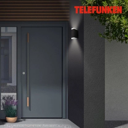 Telefunken LED-Außenleuchte Posen Schwarz 2xGU10/5 W 3 Telefunken LED-Außenleuchte Posen Schwarz 2xGU10/5 W – Bild 3