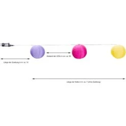 Amare LED-Lichterkette Mit 15 XXL-Lampions Ø 15 Cm Mit Stecker Bunt 7 M 13 Amare LED-Lichterkette Mit 15 XXL-Lampions Ø 15 Cm Mit Stecker Bunt 7 M -Heimdekoration Angebote 4251083906925 4655 06