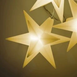 Amare LED-Sternenlichterkette 10-flammig Weiß Ø 12 Cm -Heimdekoration Angebote 4251083907625 4655 06