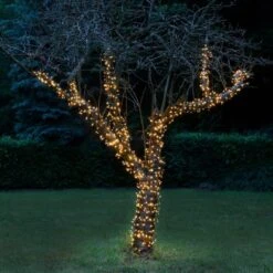 Amare LED-Lichterkette 200 LEDs Mit 8 Leuchtmodi Und Timer 19,9 M Warmweiß -Heimdekoration Angebote 4251083907649 4655 05