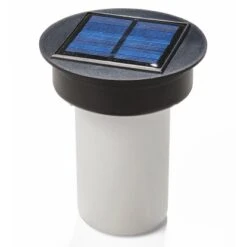 Amare LED-Solargartenfeuer Rund Schwarz Mit Flammeneffekt -Heimdekoration Angebote 4251083908073 4655 05