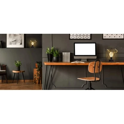 Amare LED-Dekolampen 2er-Set Im Industrie-Look Eckig 2 Amare LED-Dekolampen 2er-Set Im Industrie-Look Eckig – Bild 2