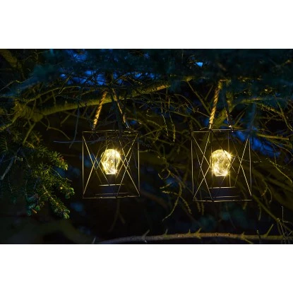 Amare LED-Dekolampen 2er-Set Im Industrie-Look Eckig 3 Amare LED-Dekolampen 2er-Set Im Industrie-Look Eckig – Bild 3