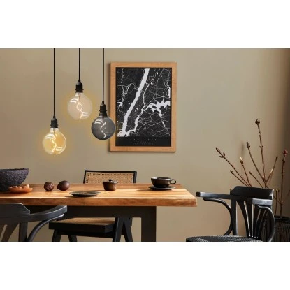 Amare LED-Glaskugel Glow 3er Set Mit Netzstecker Klar, Gold & Smokey 5 Amare LED-Glaskugel Glow 3er Set Mit Netzstecker Klar, Gold & Smokey – Bild 5