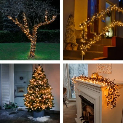 Amare LED-Lichterkette 1000 LEDs Mit Fernbedienung 30 M Bernsteinfarben 3 Amare LED-Lichterkette 1000 LEDs Mit Fernbedienung 30 M Bernsteinfarben – Bild 3