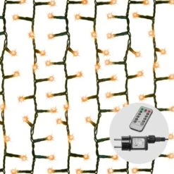 Amare LED-Lichterkette 1000 LEDs Mit Fernbedienung 30 M Bernsteinfarben 21 Amare LED-Lichterkette 1000 LEDs Mit Fernbedienung 30 M Bernsteinfarben -Heimdekoration Angebote 4251083910373 4655 09