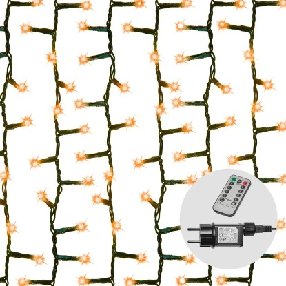 Amare LED-Lichterkette 1000 LEDs Mit Fernbedienung 30 M Bernsteinfarben 10 Amare LED-Lichterkette 1000 LEDs Mit Fernbedienung 30 M Bernsteinfarben – Bild 10