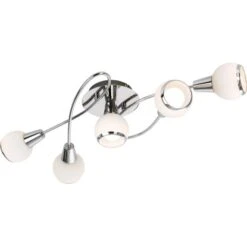 Nino Leuchten LED-Deckenleuchte Loris 5-flammig